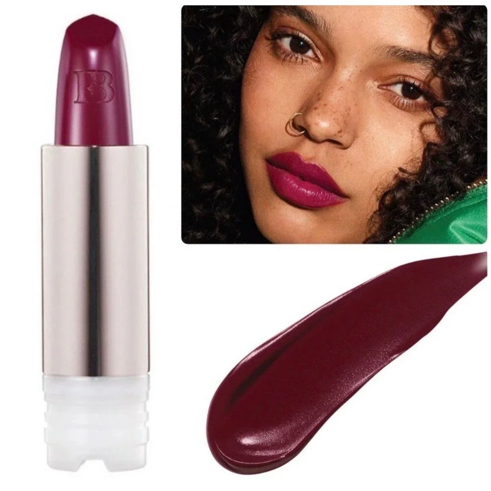 Fenty Beauty Icon Semi-Matte Lipstick-12 Crowd Surf’R w-Navy Shell